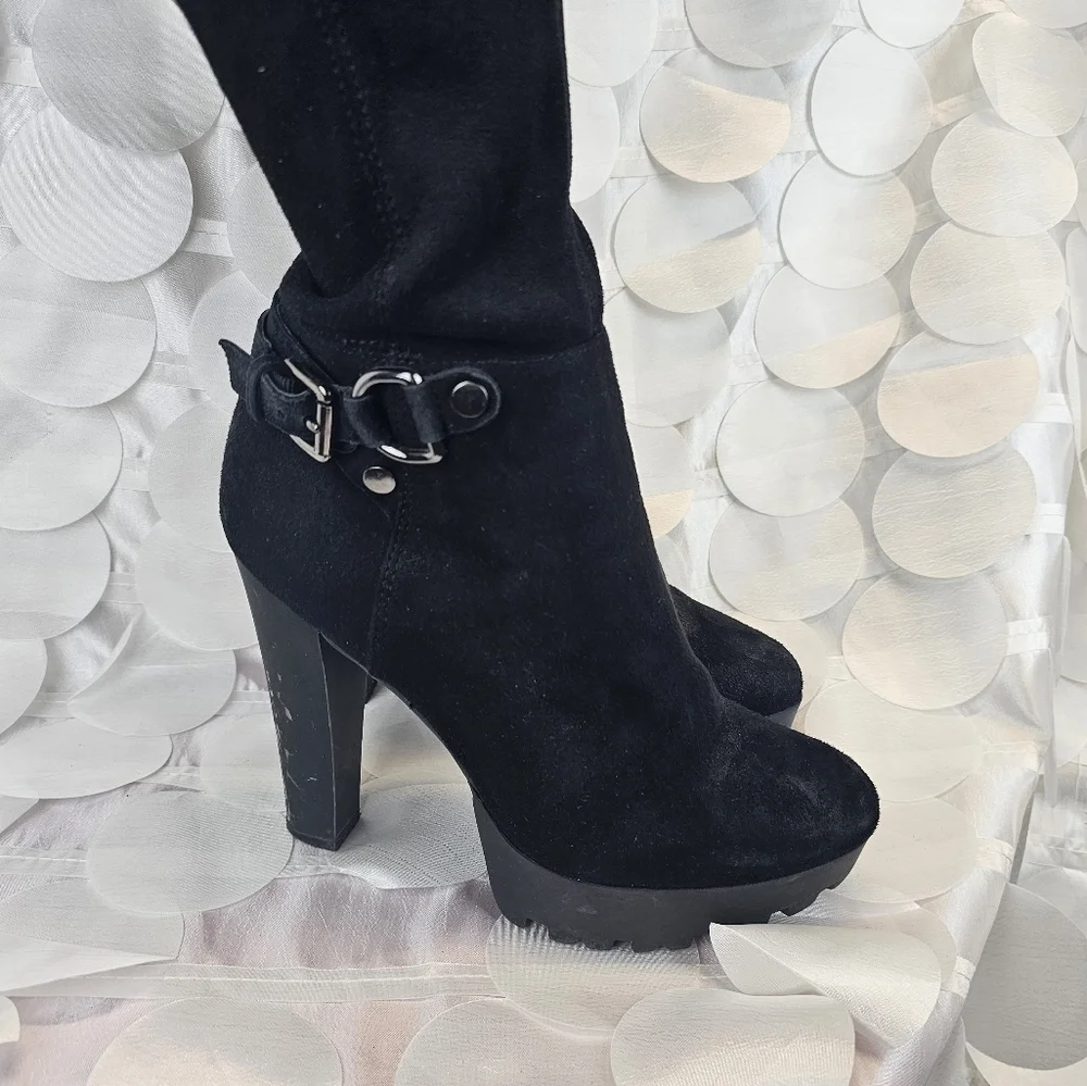GUESS‎ BLACK BOOTS Size 6.5